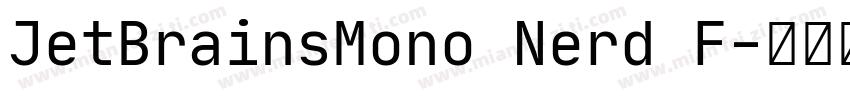 JetBrainsMono Nerd F字体转换